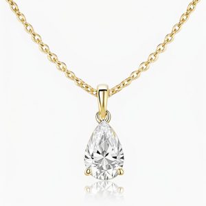 Tear of Light Diamond Necklace
